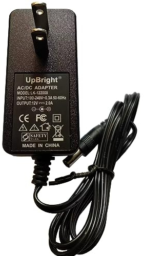 UpBright 12V AC/DC Adapter Compatible with Studebaker SB2145 SB2145B SB2145S SB2145R SB2145RG SB2145TE 80's Retro Street Portable Boombox FM Radio Bluetooth Stereo CD Player Power Cord Battery Charger