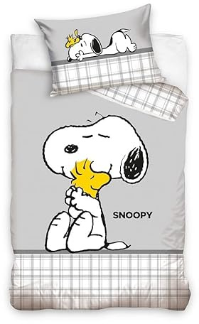 Carbotex Snoopy Peanuts babysängkläder, 100 x 135 cm