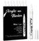 Mzh Art White Pen, 8 White Markers, Fine Tip, Acryl White Permanent Markers für schwarzes Papier, Skizzieren, Zeichnen, Holz, Felsen, Reifen, Plastik, Leder, Glasses