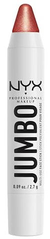 NYX Professional Makeup skimrande highlighter penna för ansiktet, för individuell look och intensiv färg, med närande oljor, jumbo highlighting pinne, färg: Citron Meringue, 1 styck