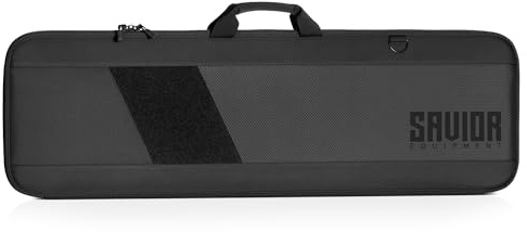 Savior Equipment Specialist Single Long Gun Bag Tactical Padded Soft Case w/Padded Handle Carrier, Adjustable Sling, Dual Lockable Zipper, 42 Inch Black