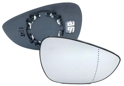 HZ-DESIGN Spiegelglas für Außenspiegel Glas Rechts beheizt kompatibel mit B-MAX Fiesta VI