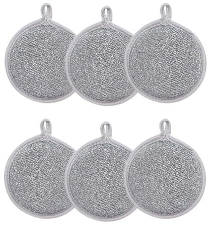 Spugna Piatti Doppia Faccia,Spugna Piatti,Spugna da Cucina in Microfibra AntiGraffio,Spugne Cucina Riutilizzabili,per la Pulizia, Piatti, Pentole e Padelle