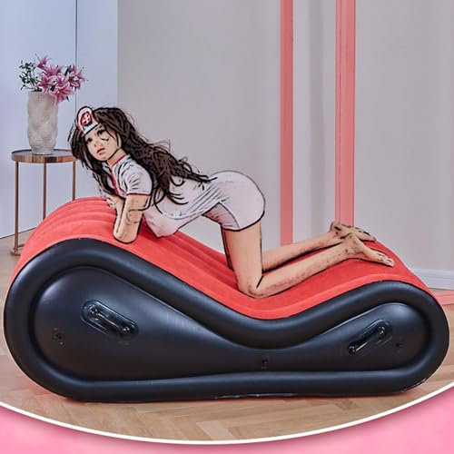 Wizvox Aufblasbares Sofa in S-Form Geeignet für Verschiedene Szenarien -ShaF8Y