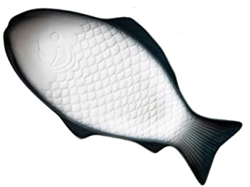 Piatto Creativo in Ceramica a Forma di Pesce per Casa | Uso Versatile, per Ristorante e Cena Domestica, Design Originale, Finitura Ceramica