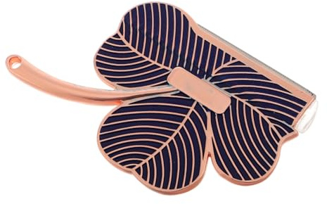 HAMPPLIES taglia sopracciglia modellatore sopracciglia rasoio per del Epilatore per sopracciglia depilazione del Lady Shaver Acciaio inossidabile Viola,porpora