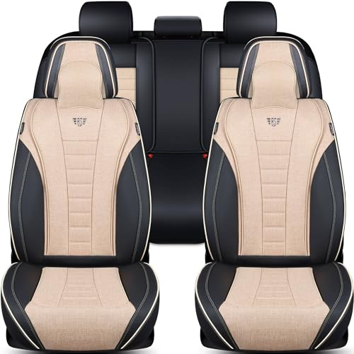 Schonbezüge Sitzbezüge Komplettset für Kia XCeed Bj ab 2019 in Schwarz/Beige FNL3