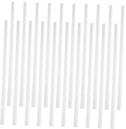 ULTECHNOVO Barre de Reliure de Documents A4 Blanche en Plastique, Lot de 20 | Présent Rentrée, Rangement des Dossiers Papier, Retrait Rapide, pour Présentations et Projets Scolaires