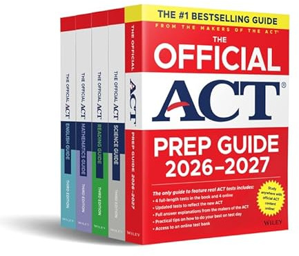 The Official ACT Prep & Subject Guides 2026-2027 Complete Set