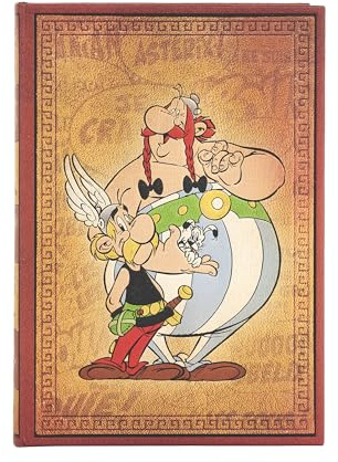 Asterix & Obelix (The Adventures of Asterix) Midi Lined Hardback Journal (Elastic Band Closure): Hardcover mit Elastikbandverschluss