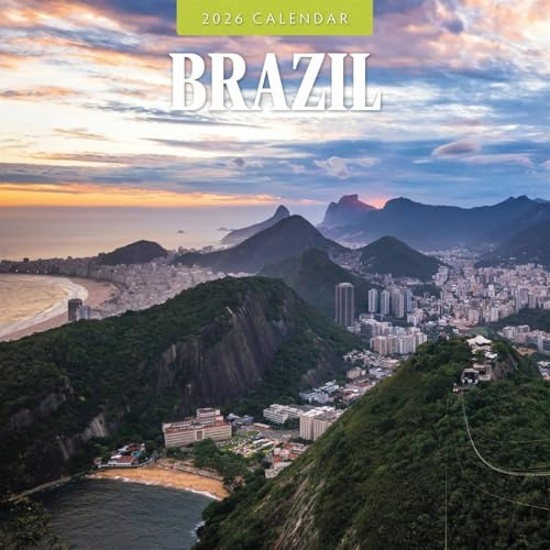 Brazil – Brasilien 2026 – 16-Monatskalender: Original Red Robin Publishing Ltd-Kalender [Mehrsprachig] [Kalender] (Wall-Kalender)