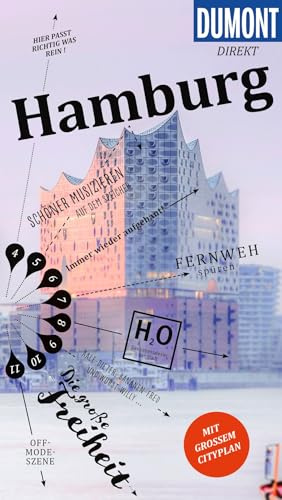 DUMONT direkt Reiseführer Hamburg: Mit großem Cityplan