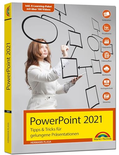 PowerPoint 2021 Tipps und Tricks für gelungene Präsentationen und Vorträge. Komplett in Farbe