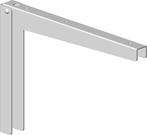 Element System 18133-00125 Klappkonsole Klapp/Regalkonsole/Regalträger / 2 Stück / 2 Größen / 5 Farben/weiß / 28 cm