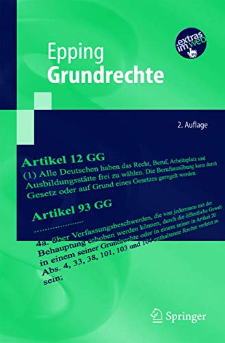 Grundrechte (Springer-Lehrbuch)