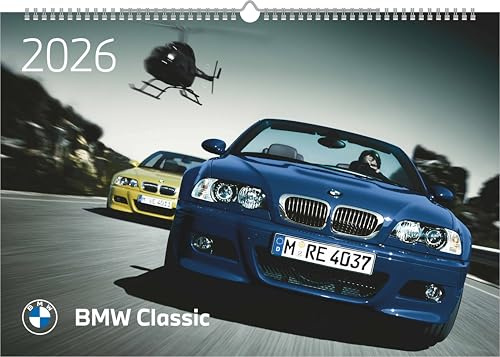 Calendario de pared BMW Classic 2026 DE