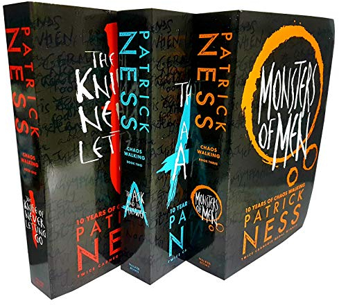 Patrick Ness Chaos Walking: A Trilogy Books Set collection ( The Knife of Never Letting Go; The Ask and the Answer; Monsters of Men)
