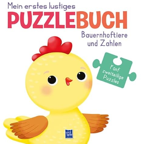Mein erstes lustiges Puzzlebuch - Bauernhoftiere und Zahlen: Bilderbuch