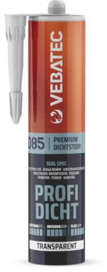 Vebatec Profidicht Dichtmasse transparent 290ml Dichten Kleber (3,89 € / 100ml)