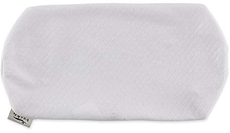 Bucky Millet Filled, Bed Pillow and Pillow Cover, White, 1 Count (Pack of 1), Bolster Cover (6.5 X 16in)