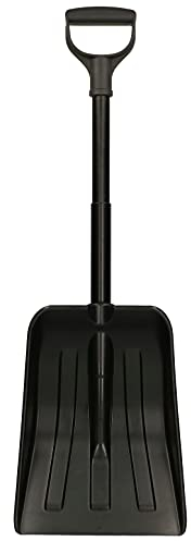 KOTARBAU® Auto Schneeschaufel Kunststoff Schneeschieber mit Aluminium Extra-Click Griff 80cm Kleine Auto Spaten Schneeschippe Schneeräumgeräte Schnee Schaufel Schneeschaufeln Schneeschüppe Klappspaten