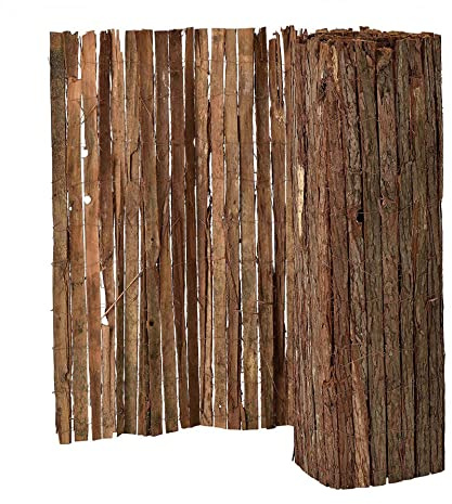 Mugar- Cañizos de ocultación Naturales de Varias Alturas, Longitudes y Materiales Distintos- Delimitación de terrazas, Jardines, Balcones y Zonas de Ocio. (Corteza de Pino, 2x5 m)
