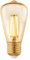 EGLO E27 LED Lampe dimmbar in Stufen, Retro-Glühbirne zum Dimmen mit Lichtschalter, 3,5 Watt, Amber Vintage-Leuchtmittel Kolben warmweiß, 2200k, Edison Glühlampe ST48, Ø 4,8 cm