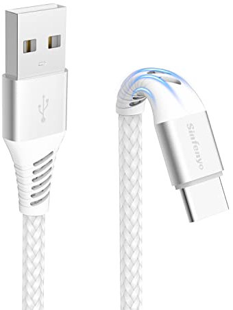 Cavo USB C 2M, Ricarica Rapida Caricatore per Samsung Galaxy S23 S22 S21 Plus S20 S10 S10+ S9 S8 S10E A30 A40 A50 A70 A20E,A8 A9 2018,A3 A5 2017,Xiaomi Redmi Note 8T 7 8 9 Pro,Mi 11 10