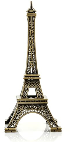 Eiffelturm, Metall-Eiffelturm-Statue, Dekor, Zinklegierung, Pariser Eiffelturm, Sammlerfigur, Nachbildung Des Französischen Eiffelturms Französische Eiffelturm Party Dekoration Für Den Tisch(10CM)