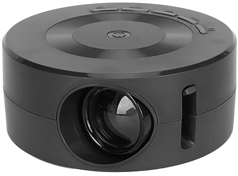 Mini Proiettore LED, Proiettore Cinematografico WiFi 1080P con Altoparlante Integrato per IOS per Android, Supporto della Stessa Funzione dello Schermo, Piccolo Videoproiettore