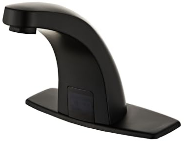Budget-Friendly Halo Sanitary NSF Certified Touchless Faucet, Matte Black Finish for Home/Commercial use