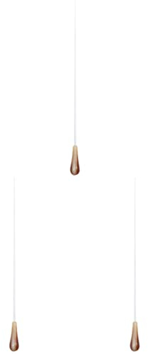 Toyvian 3st Musikstock Orchester Dirigieren Taktstock Musik Dirigent Taktstock Orchester Taktstock Musikinstrument Weiß