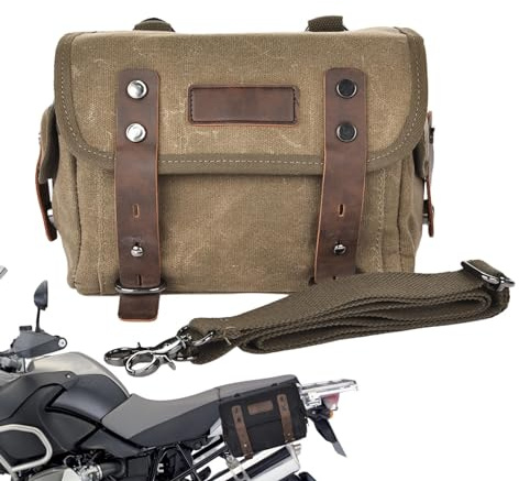 Motorrad-Hecktasche, Motorradtasche, abnehmbare -Motorrad-Satteltaschen, multifunktionales Motorrad-Reisegepäck für Motorrad, elektrisch, 23,1 x 8,9 x 17 cm