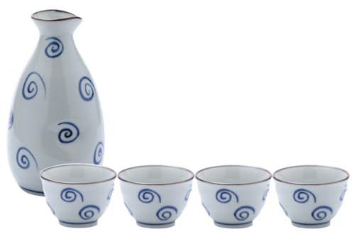 COLLBATH Set Di Pentole Per Riso E Vino Bollitore Per Sakè E Liquori in Ceramica Resistente Adatto Per Case Ristoranti E Regali