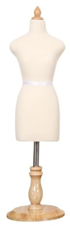 Qianly Mini Schneiderpuppe für Damen, Größe XS, 1/4, Ideal für Nähprojekte, Keine Linienmarkierung