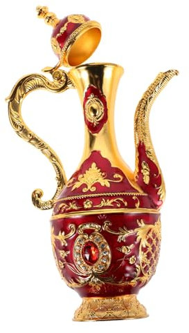 Alipis Bouilloire À Vin Rétro De Style Européen Élégante Carafe À Vin En Fer Pour La Maison Idéale Pour Les Rassemblements
