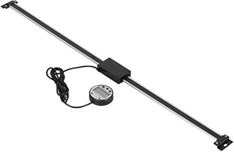 Linear Encoder, Digital Readout Linear Digital Readout Digital Angle Finder Stainless Steel Aluminum Alloy Linears Scale for Milling Machines, Linear Digital Readout