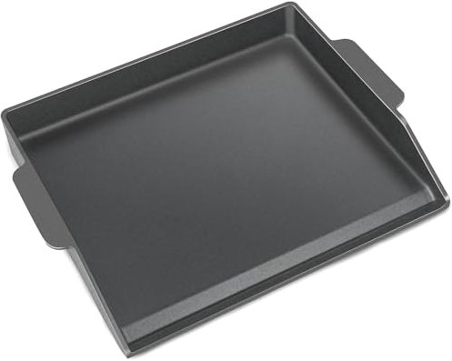 Cast Iron Griddle for Gas Grill Stove Top Plate Universal Flat Griddle Insert Stovetop Skillet Charcoal Electric Range Oven Large Cooking Pan Replacement Outdoor Camp Camping Part 23 x 16