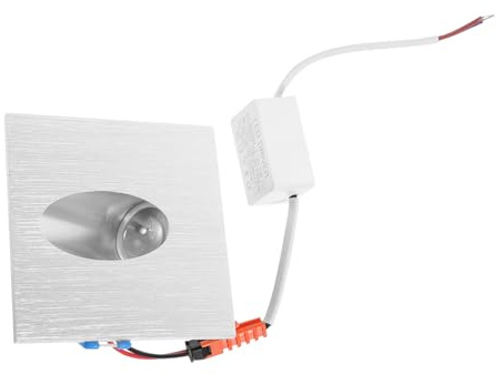 ANDRESLAD Luces De Esquina Led Cuadradas Para Escaleras Práctica Luz Led Empotrada Luz De Pared Para Interiores Para Pasillo Sótano Porche Frío