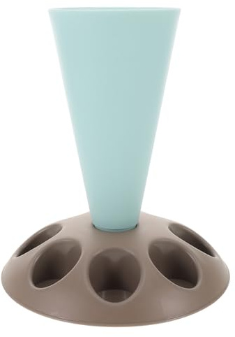 iplusmile Support De Rangement pour Poche à Douille Flexible Bleu, Organiseur Fentes Multiples pour Fleurs en Pâte à Sucre, Plastique Solide, Usage Pâtisserie Et Décoration De Gâteaux,