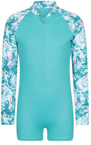 Mountain Warehouse Kids Full Wetsuit - 2mm Thickness, UPF50+ Sun Protection, Neoprene Children's Wetsuit, Flat Seams & Easy Glide Zip Swimming Wetsuit