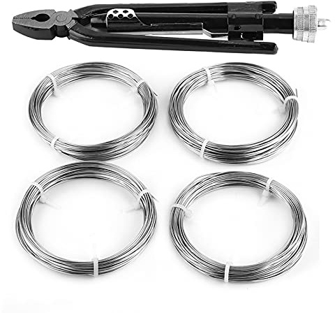 6in High Carbon Steel Safety Wire Twist Twisting Pliers Twister Locking Tool for Secure Fasteners Plastic Sprinkler Risers Electrical Connections Heavy Duty Construction with