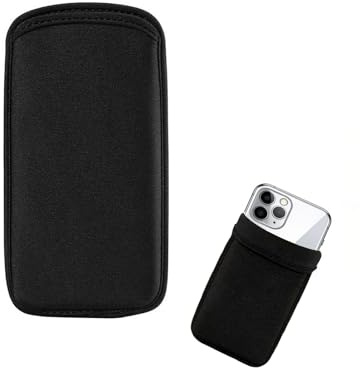 Shirene Universal Phone Pouch,Mobile Phone Case with Soft Lining,Shockproof & Scratch-Resistant Mobile Phones Sleeve Compatible with iPhone 17/16/15/14,Samsung Galaxy S26/S25/S24/S23,Black