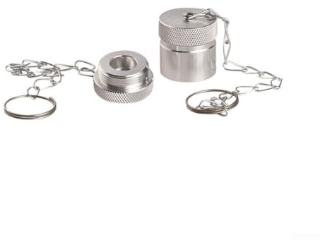 Tappo antipolvere idraulico a collegamento rapido per raccordi idraulici in alluminio e plastica per prevenire l'ingresso di detriti e umidità (alluminio)