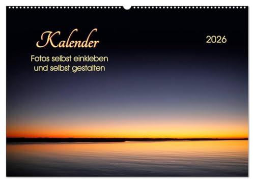 Kalender - Fotos selbst einkleben und selbst gestalten (Wandkalender 2026 DIN A2 quer), CALVENDO Monatskalender: Kalender mit zwölf ... und bekleben. (CALVENDO Hobbys)