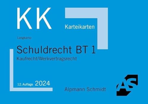 Karteikarten Schuldrecht BT 1: Kaufrecht / Werkvertragsrecht (Karteikarten Zivilrecht)