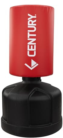 Century Powerline Wavemaster Commercial Grade Freestanding Punching Bag, High-Density Foam, Large Striking Area, Kickboxing and Boxing Workouts, Red