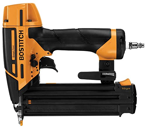 BOSTITCH Brad Nailer Kit, 18GA, Smart Point, Pneumatic (BTFP12233)