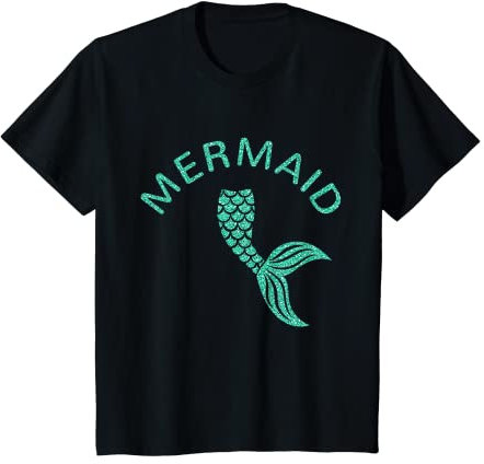 Kinder Meerjungfrau Flosse Meerjungfrauenflosse Meerjungfrauen T-Shirt