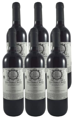 Vino Calabro il Puttino│ Rosso I.g.p. Calabria │750 ml │Gaglioppo │ Non filtrato │ Vino Calabro il Puttino | Cantina Virelli (6 Bottiglie)
